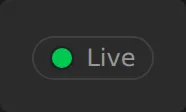 Live status pill